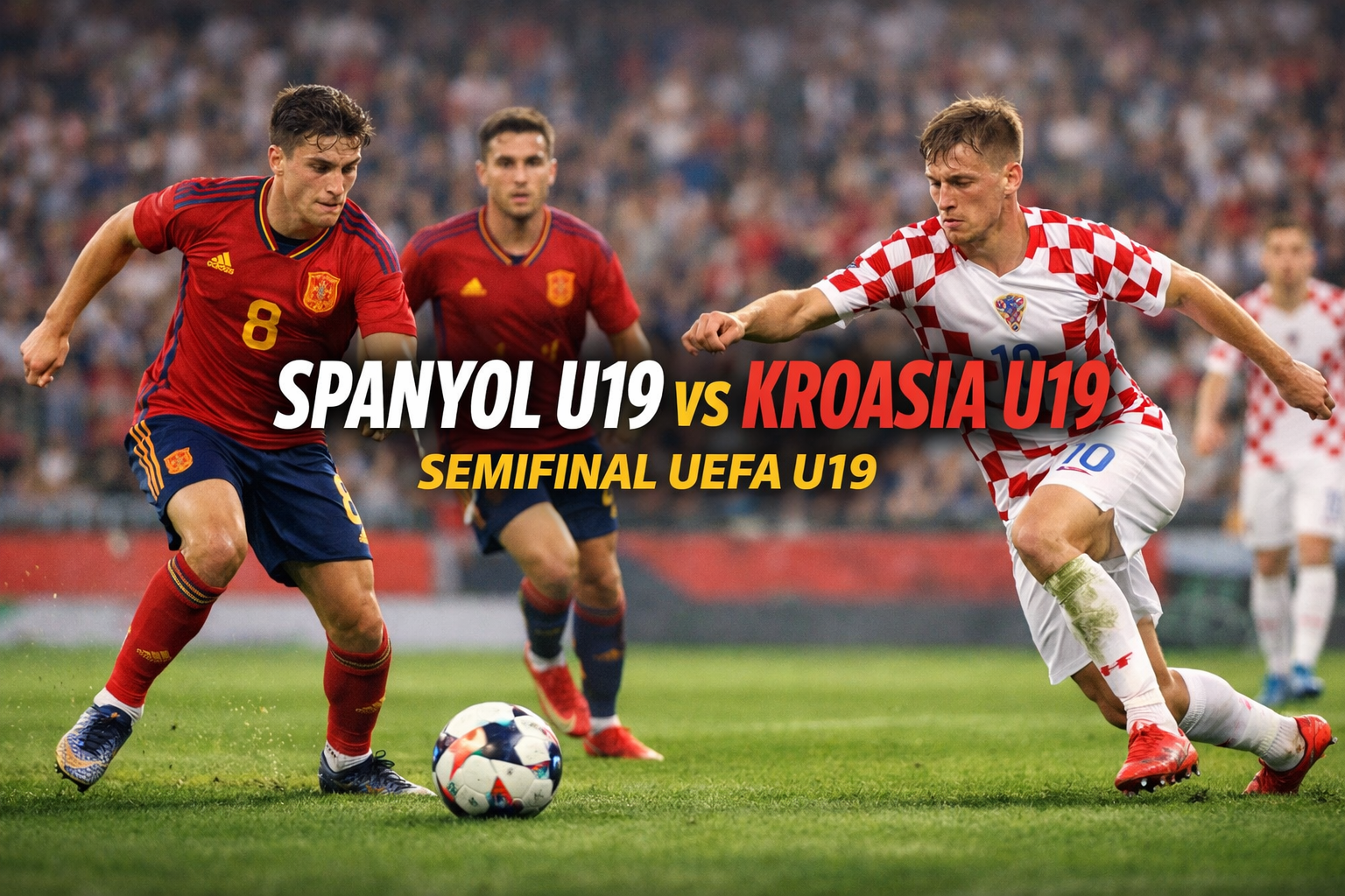Spanyol U19 vs Kroasia U19 Siap Menghibur – Tonton Lewat Jalalive