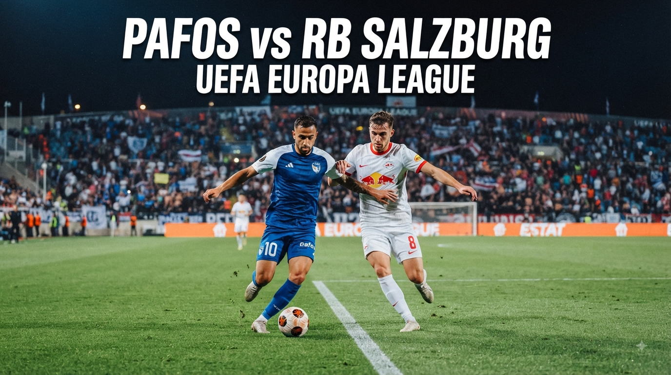 Pafos vs RB Salzburg Liga Eropa UEFA Dini Hari Ini Pukul 00.00 WIB di Jalalive Menjadi Sajian Utama dengan Informasi Pertandingan yang Lengkap dan Menarik
