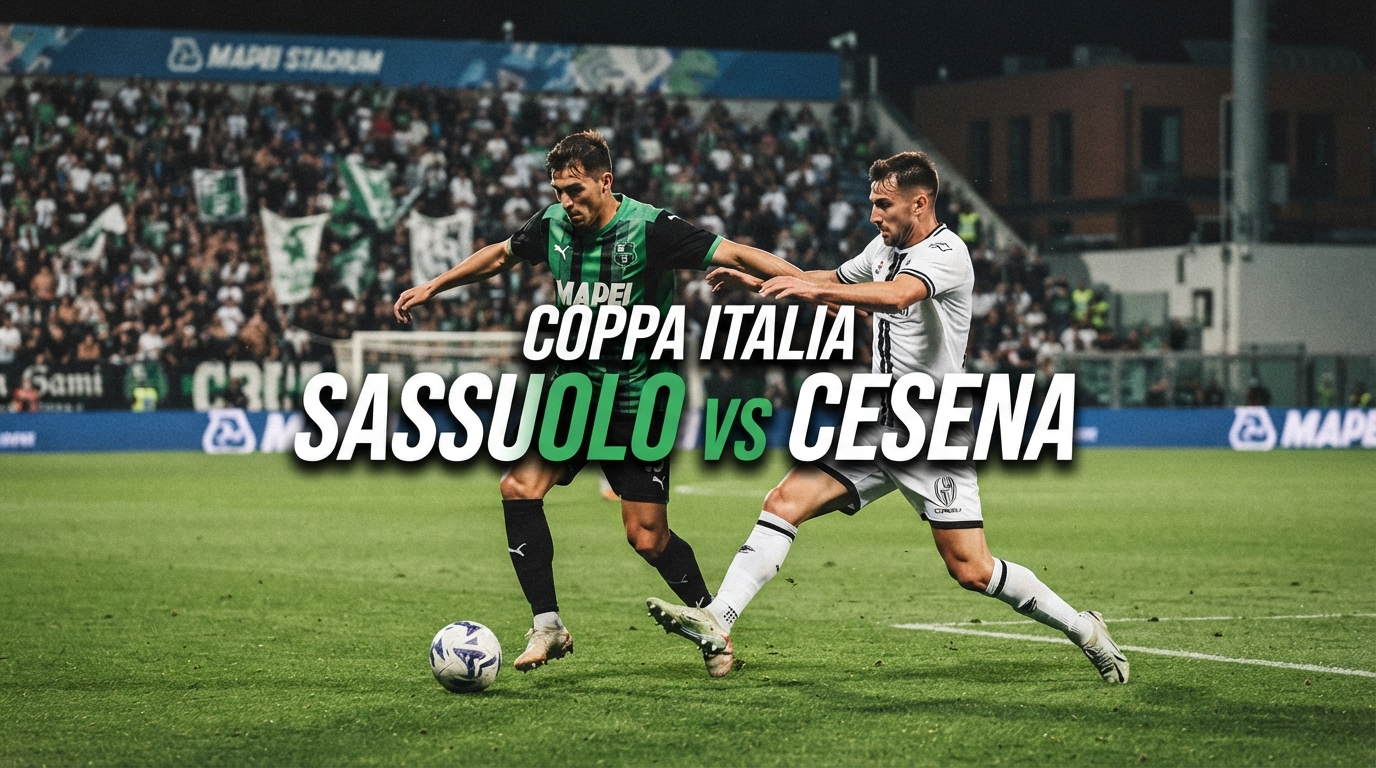 Saksikan Streaming Sassuolo vs Cesena Coppa Italia Malam Ini Pukul 23.30 WIB Bersama Jalalive – Ikuti Atmosfer Pertandingan yang Penuh Persaingan