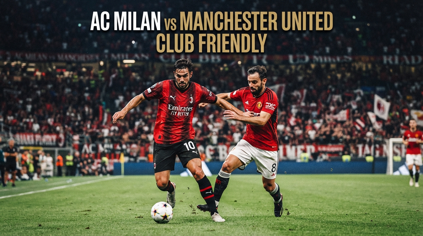 Streaming Malam Ini AC Milan vs Man United Pukul 21.45 WIB – Jalalive Jadi Pilihan untuk Mengikuti Laga Club Friendly